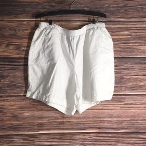 white stag elastic waist shorts